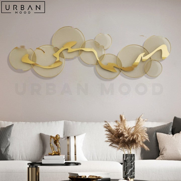 ALLURA Modern Metal Wall Decor Hanging