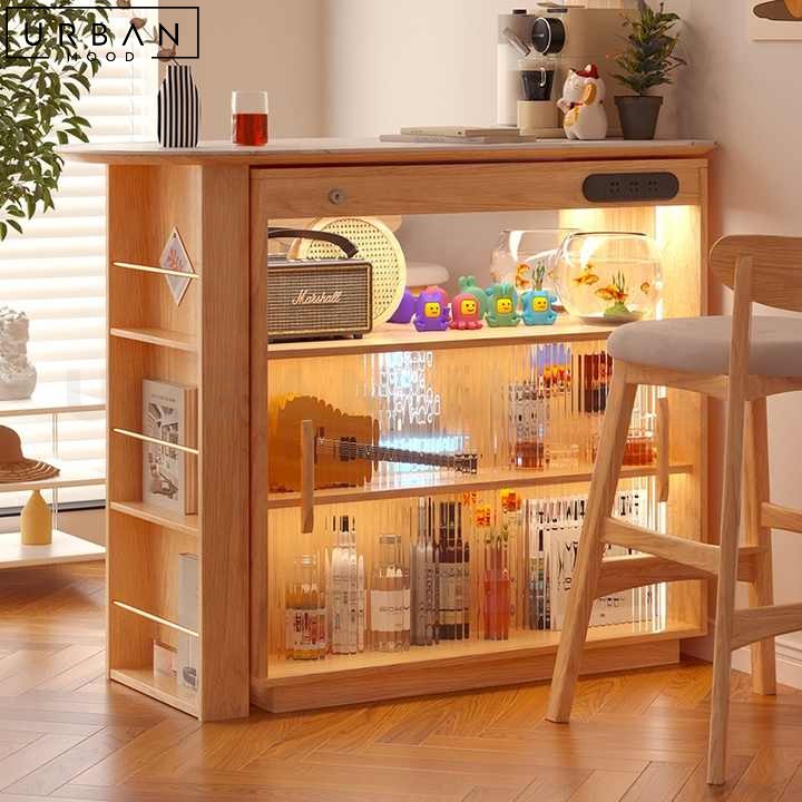 ALLURE Extendable Bar Table Cabinet – Urban Mood