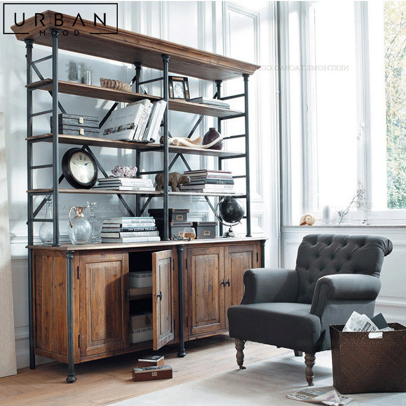 ALSTON Rustic Display Cabinet