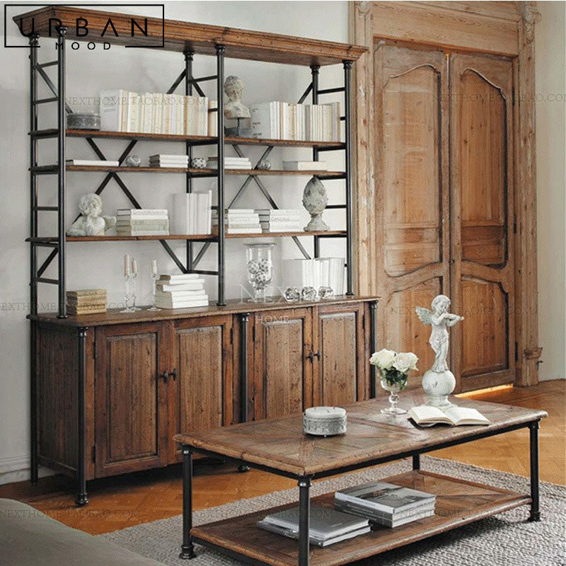 ALSTON Rustic Display Cabinet