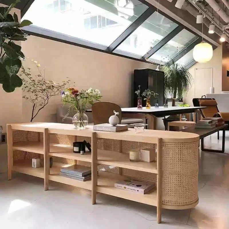 ALVANO Rustic Rattan Console - Urban Mood Singapore