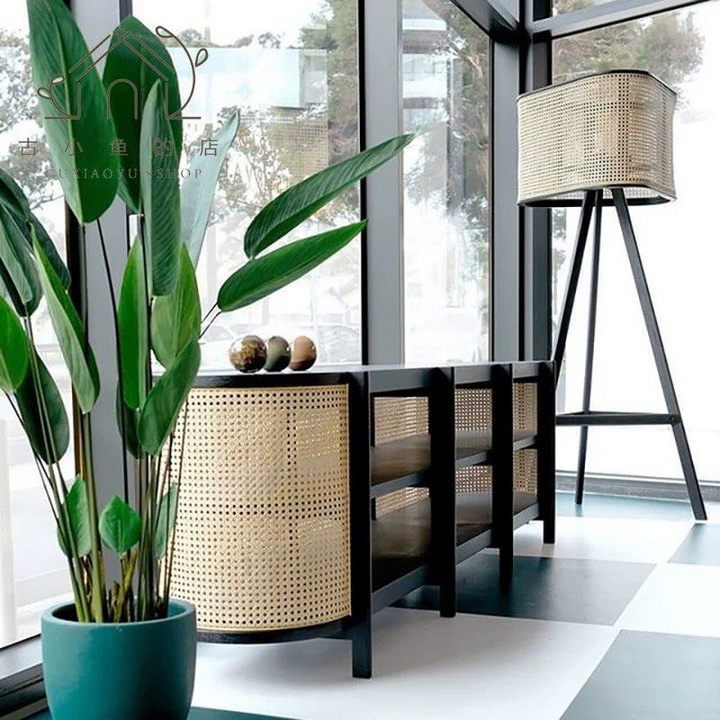 ALVANO Rustic Rattan Console - Urban Mood Singapore