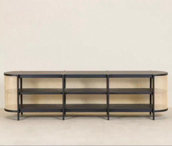 ALVANO Rustic Rattan Console - Urban Mood Singapore