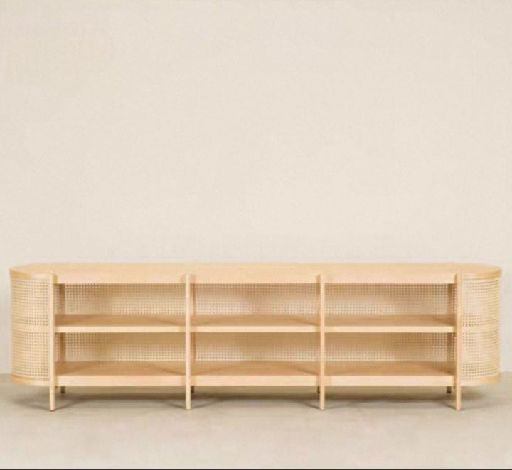 ALVANO Rustic Rattan Console - Urban Mood Singapore