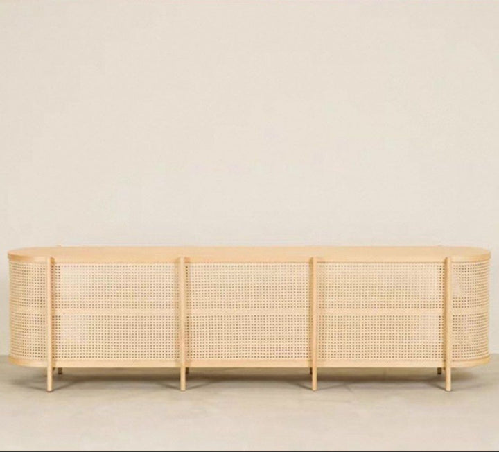 ALVANO Rustic Rattan Console - Urban Mood Singapore