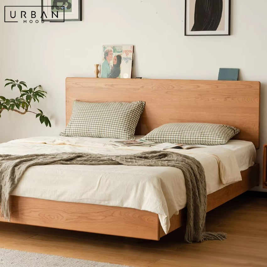 ALVERRA Japanese Solid Wood Bedframe