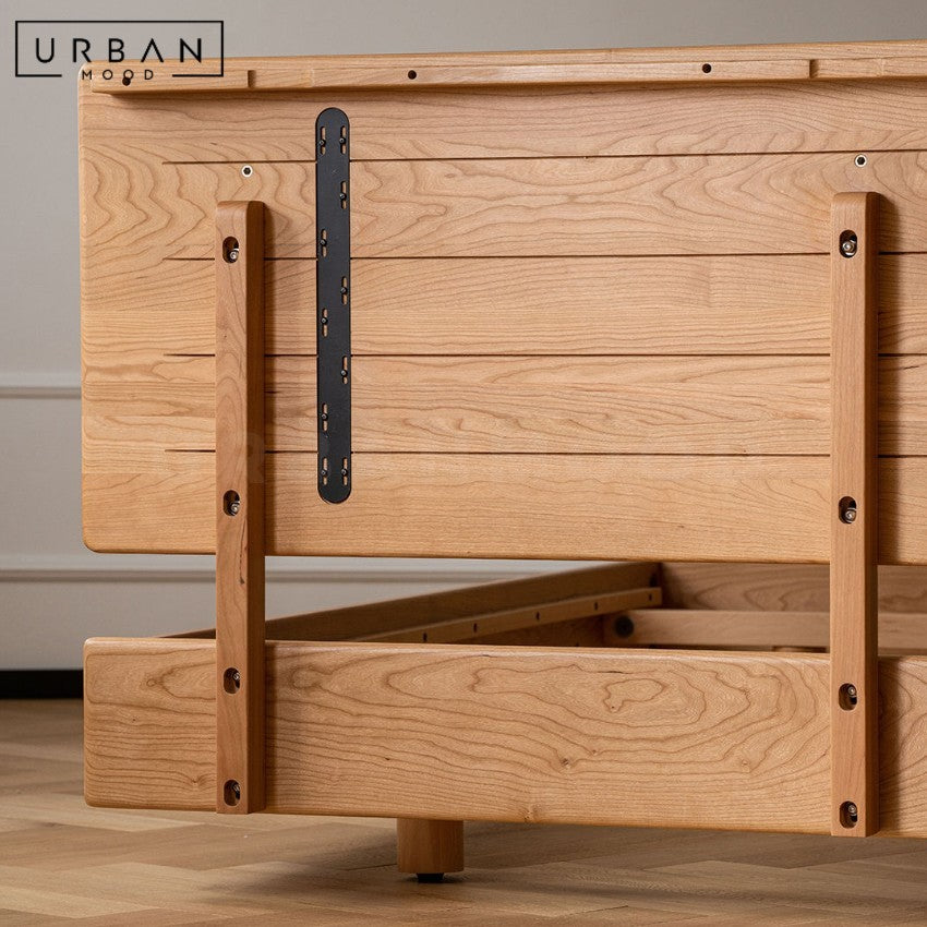 ALVERRA Japanese Solid Wood Bedframe