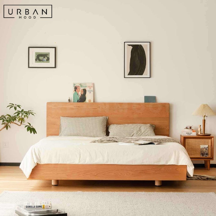 ALVERRA Japanese Solid Wood Bedframe