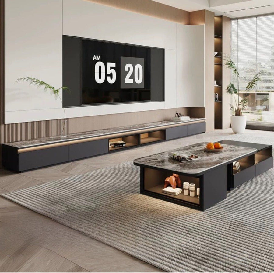 ALVORA Modern Sintered Stone TV Console - Urban Mood Singapore