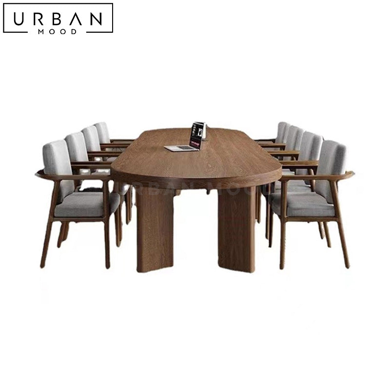 ALYSIA Modern Solid Wood Dining Table