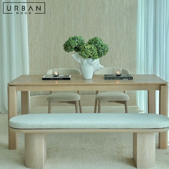 BETA Modern Solid Wood Dining Bench