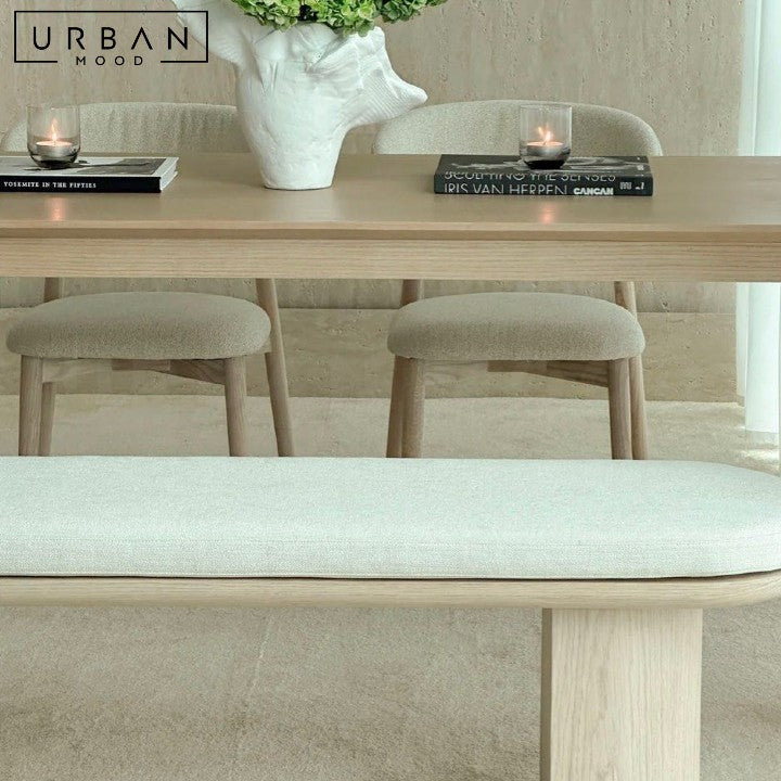 BETA Modern Solid Wood Dining Bench