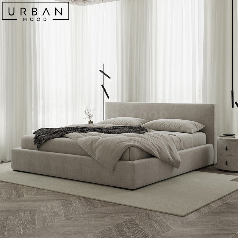 ALZINA Modern Fabric Bedframe – Urban Mood