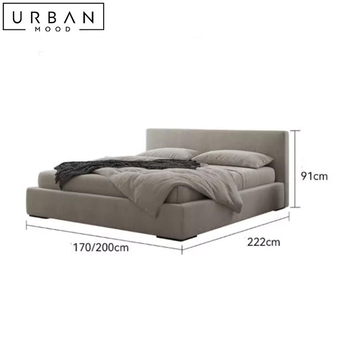 ALZINA Modern Fabric Bedframe