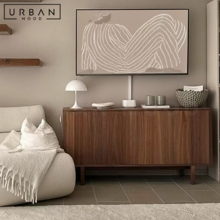 MAILE Modern Solid Wood Sideboard