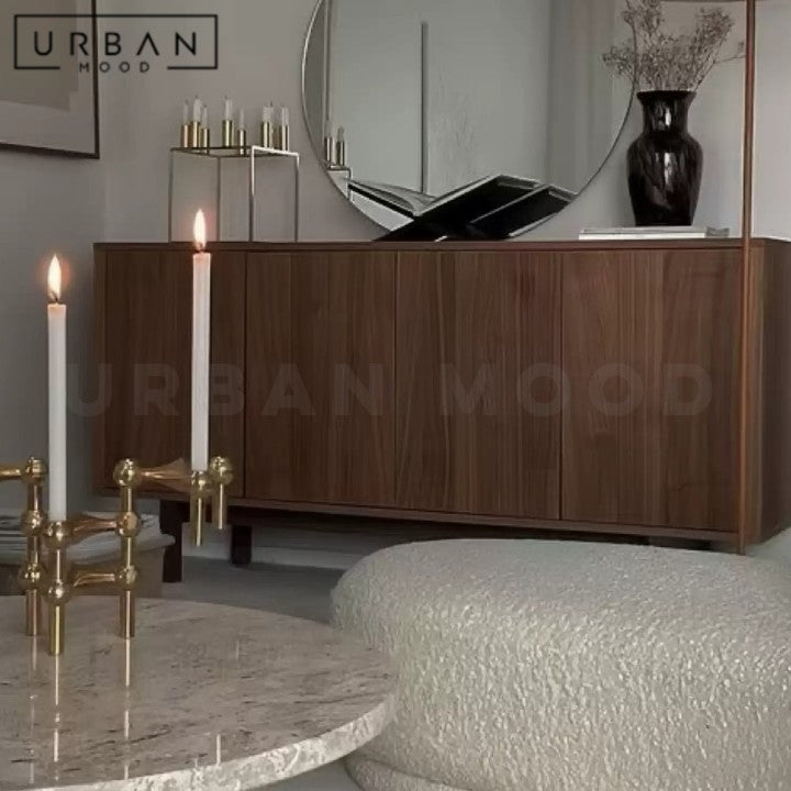 MAILE Modern Solid Wood Sideboard