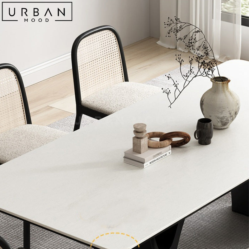 AMAN Modern Sintered Stone Dining Table – Urban Mood