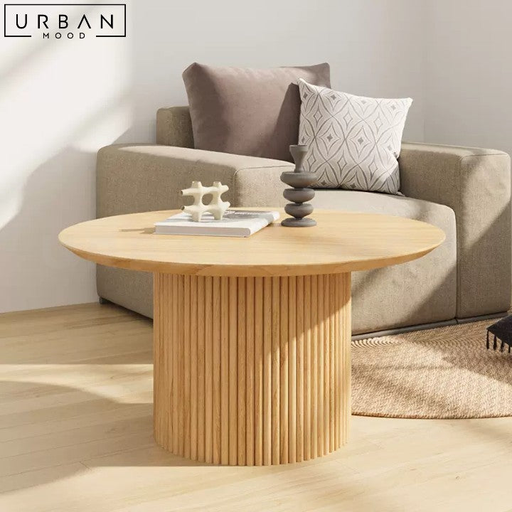 AMBA Japandi Solid Wood Coffee Table