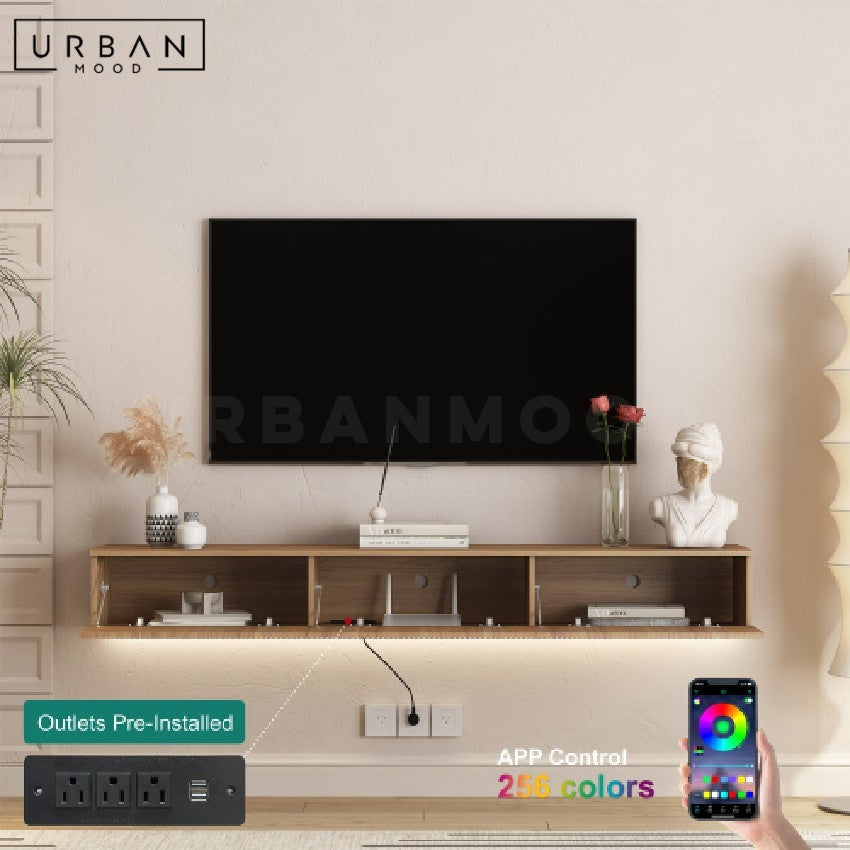 AMBRA Modern Floating TV Console