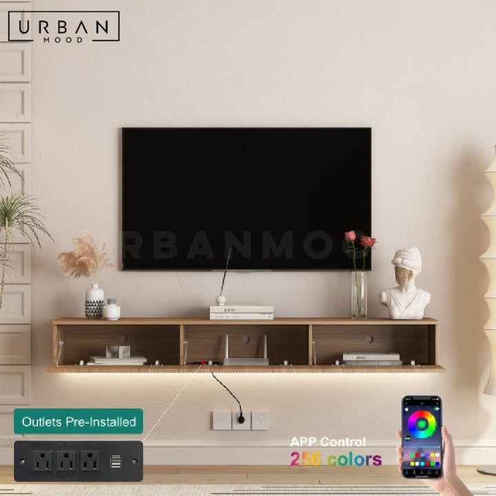 AMBRA Modern Floating TV Console