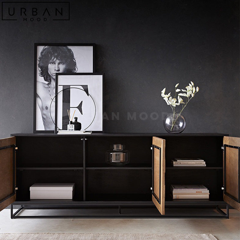 AMBROS Modern Chevron Sideboard