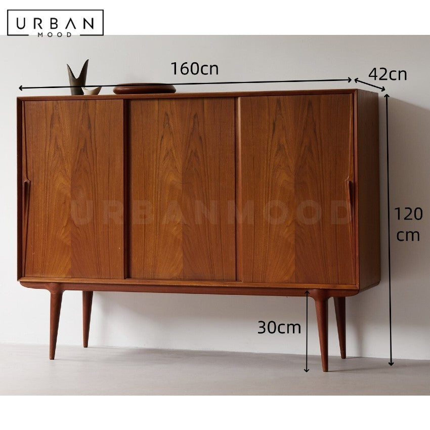 AMELIE Retro Solid Wood Sideboard