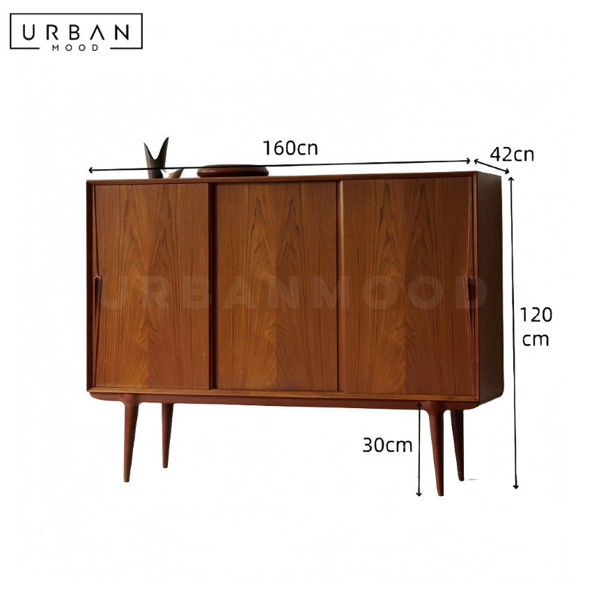 AMELIE Retro Solid Wood Sideboard