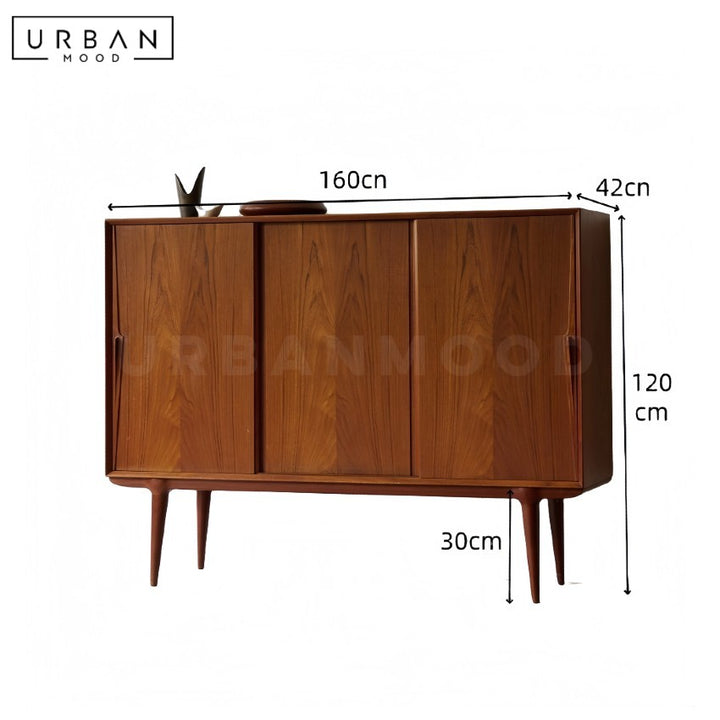 AMELIE Retro Solid Wood Sideboard