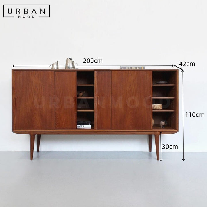 AMELIE Retro Solid Wood Sideboard