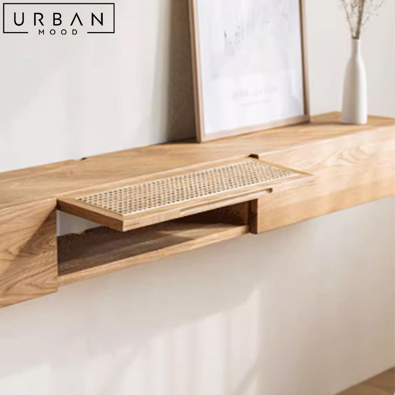 AMENA Rustic Floating TV Console