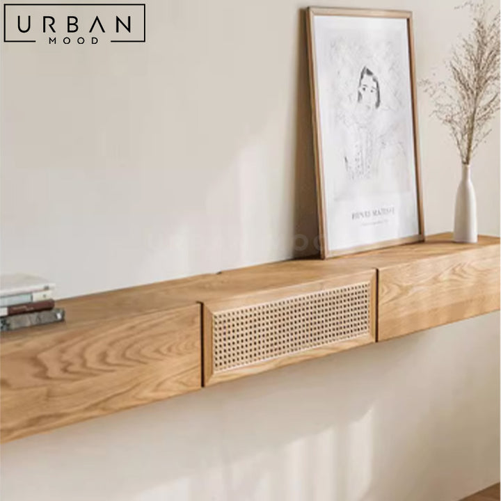 AMENA Rustic Floating TV Console