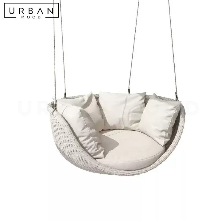 AMINE Modern Rattan Swing Chair