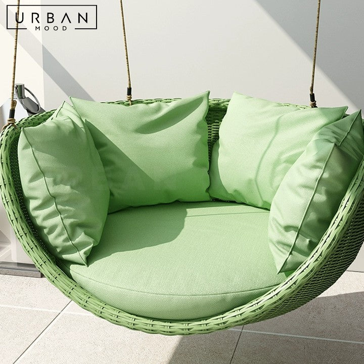 AMINE Modern Rattan Swing Chair