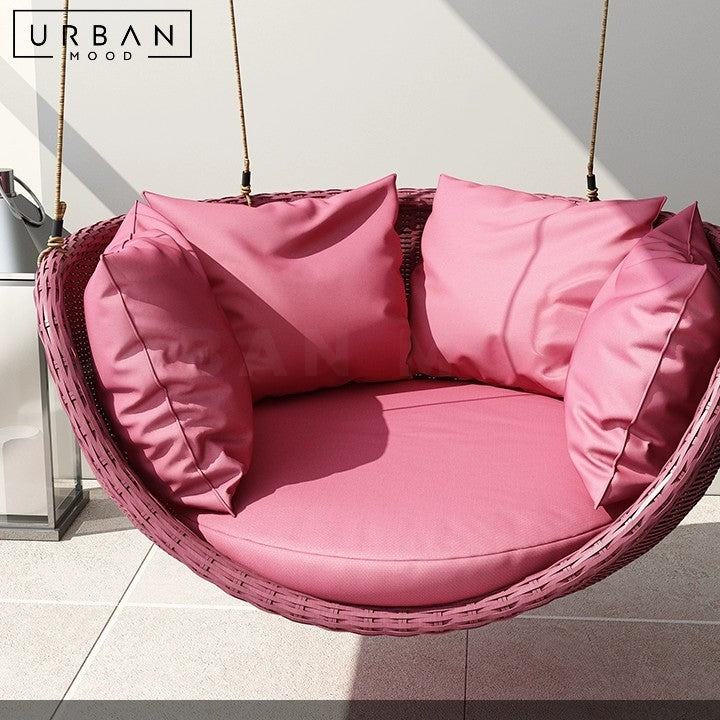 AMINE Modern Rattan Swing Chair