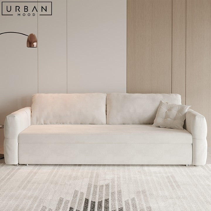 NAPPER Modern Fabric Sofa Bed