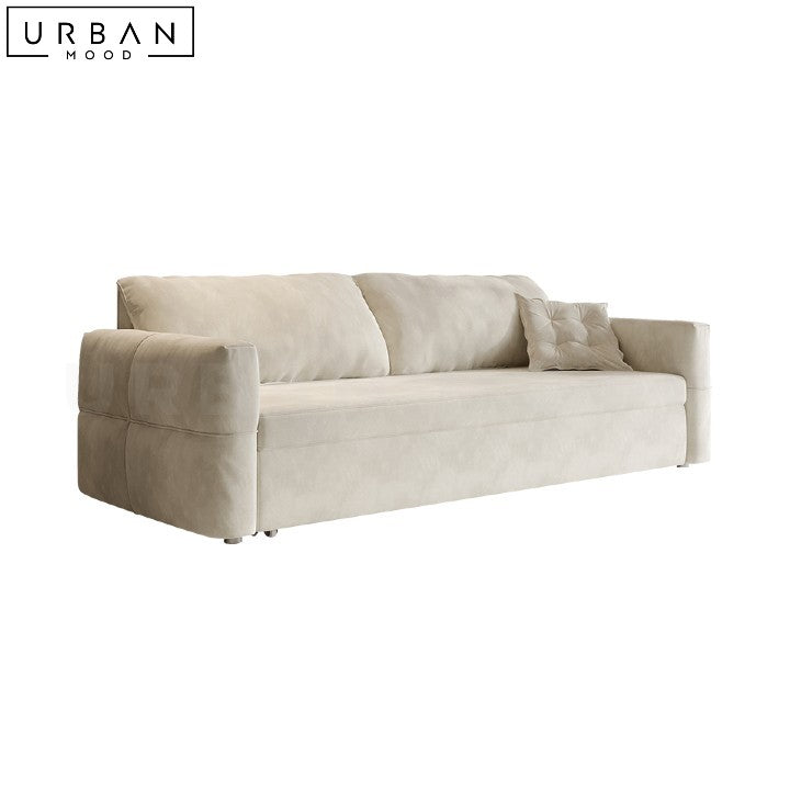 NAPPER Modern Fabric Sofa Bed