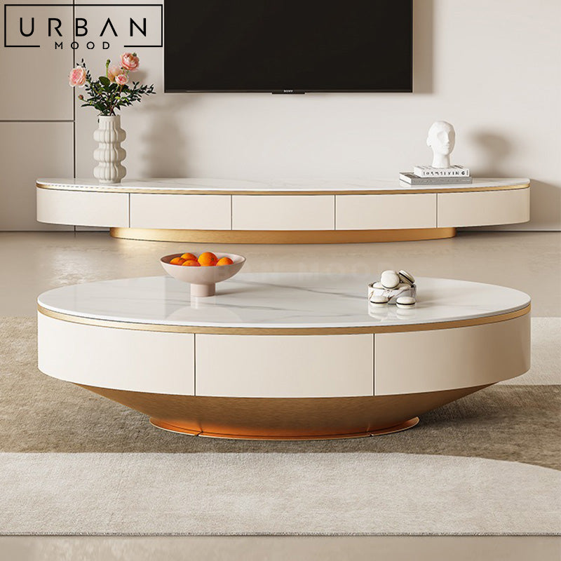 AMIRA Modern TV Console & Coffee Table