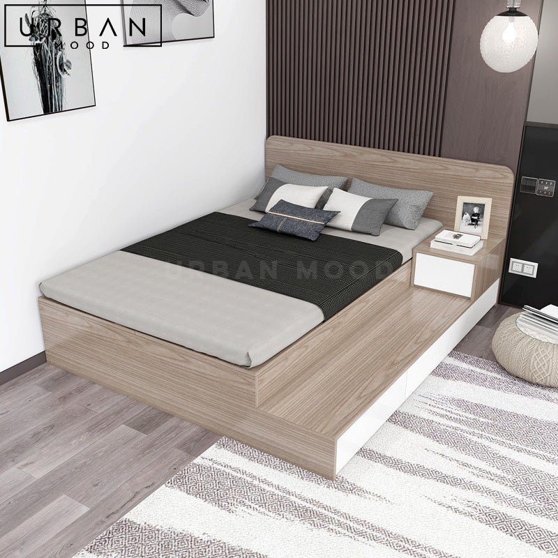 ANALI Modern Storage Bedframe