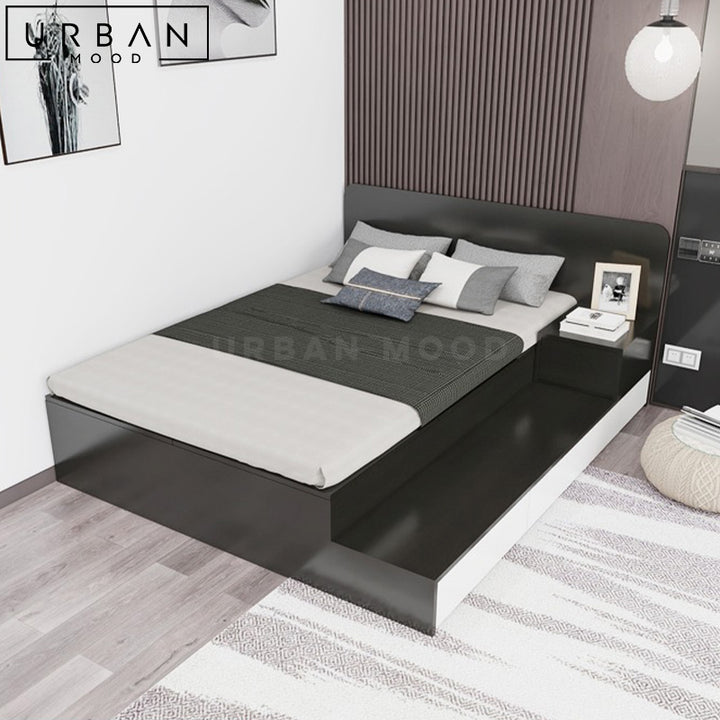 ANALI Modern Storage Bedframe