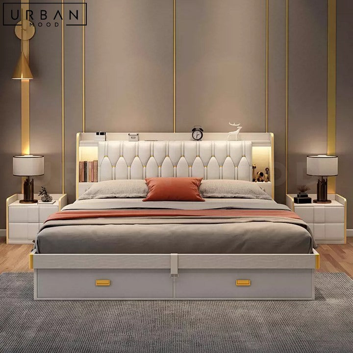 ANAYA Modern Storage Bedframe