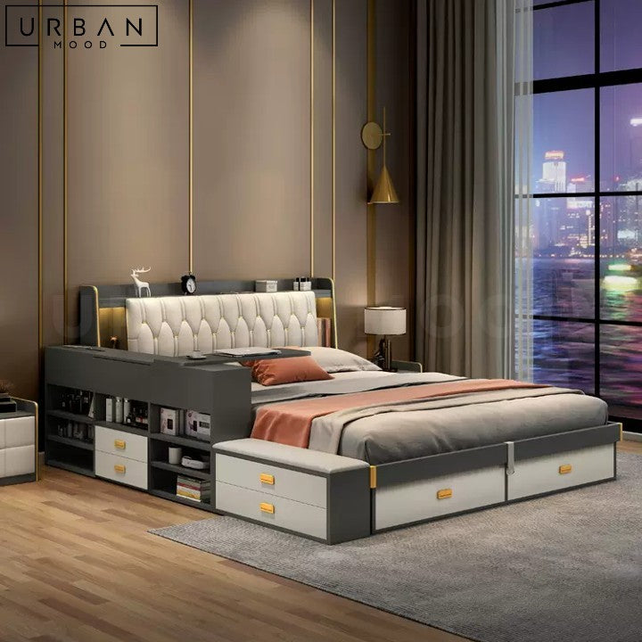 ANAYA Modern Storage Bedframe