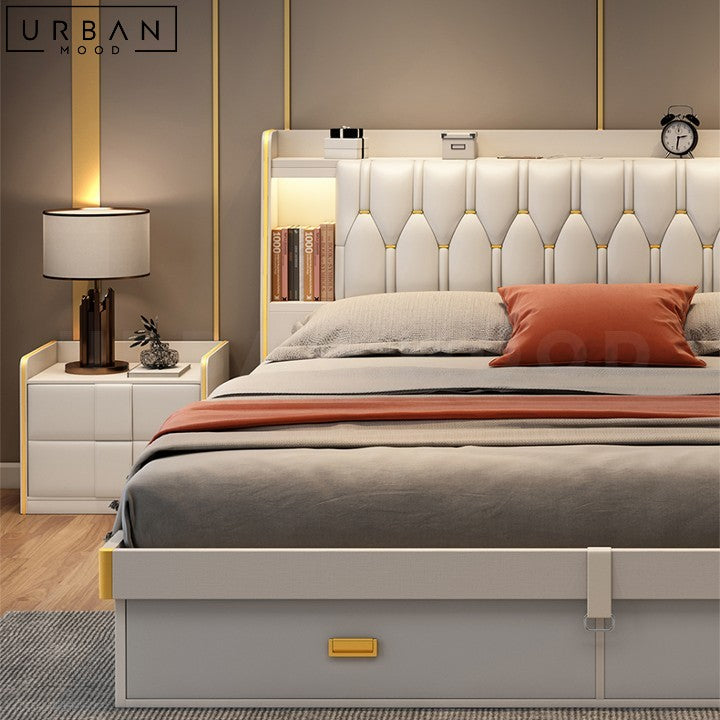 ANAYA Modern Storage Bedframe