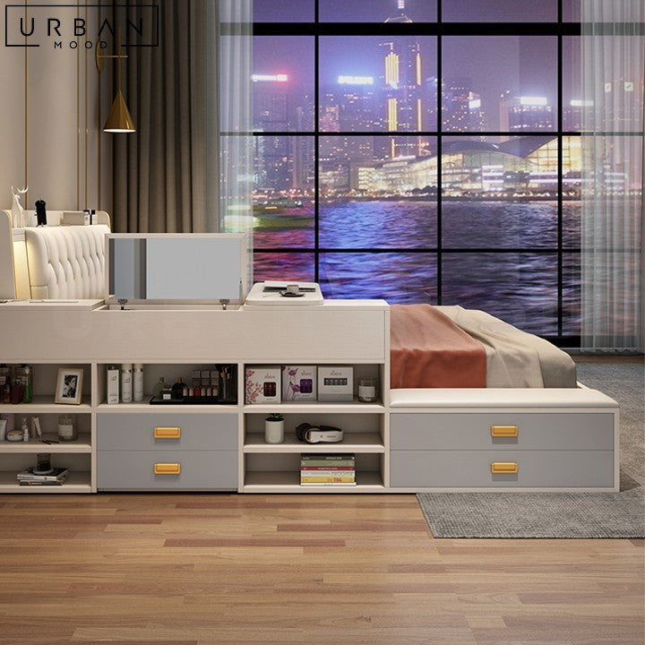 ANAYA Modern Storage Bedframe