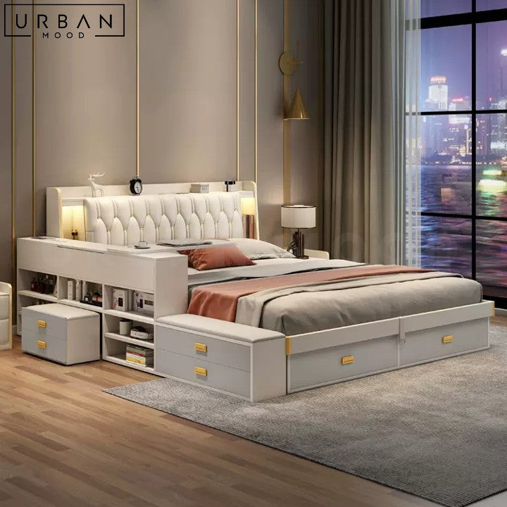 ANAYA Modern Storage Bedframe