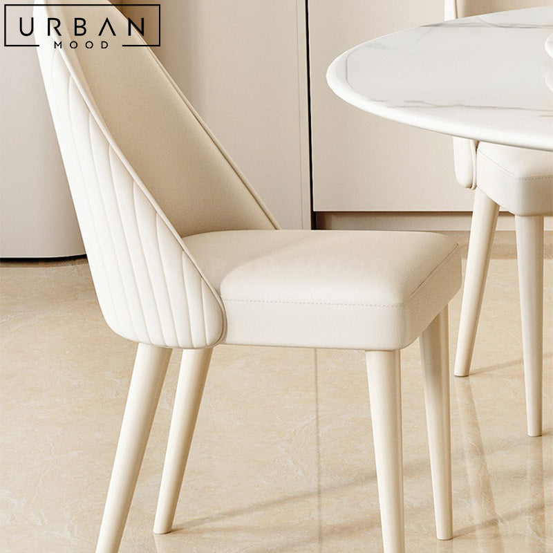 ANDRA Modern Sintered Stone Round Dining Table