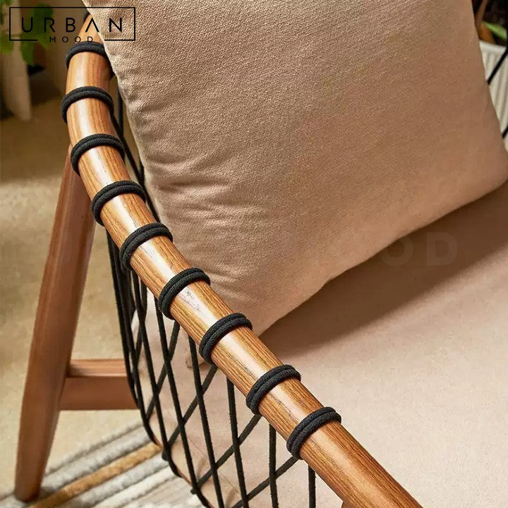 ANDRADE Modern Solid Wood Leisure Chair