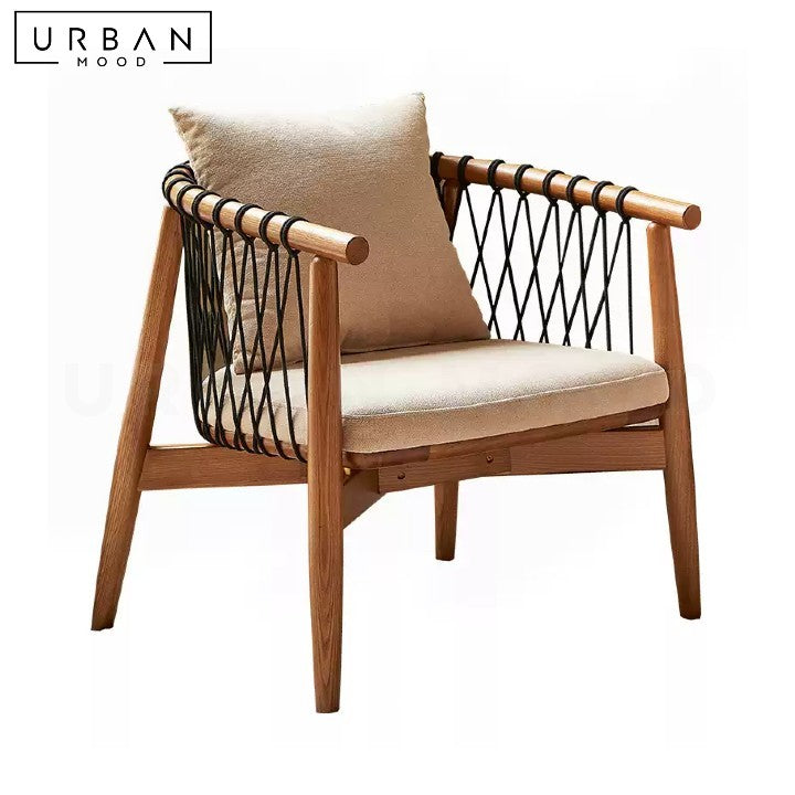ANDRADE Modern Solid Wood Leisure Chair