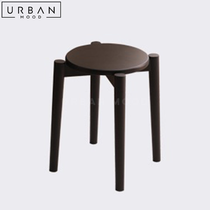 ANELA Modern Solid Wood Stool