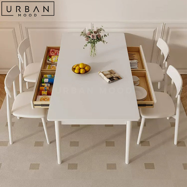 ANELE Modern Sintered Stone Dining Table