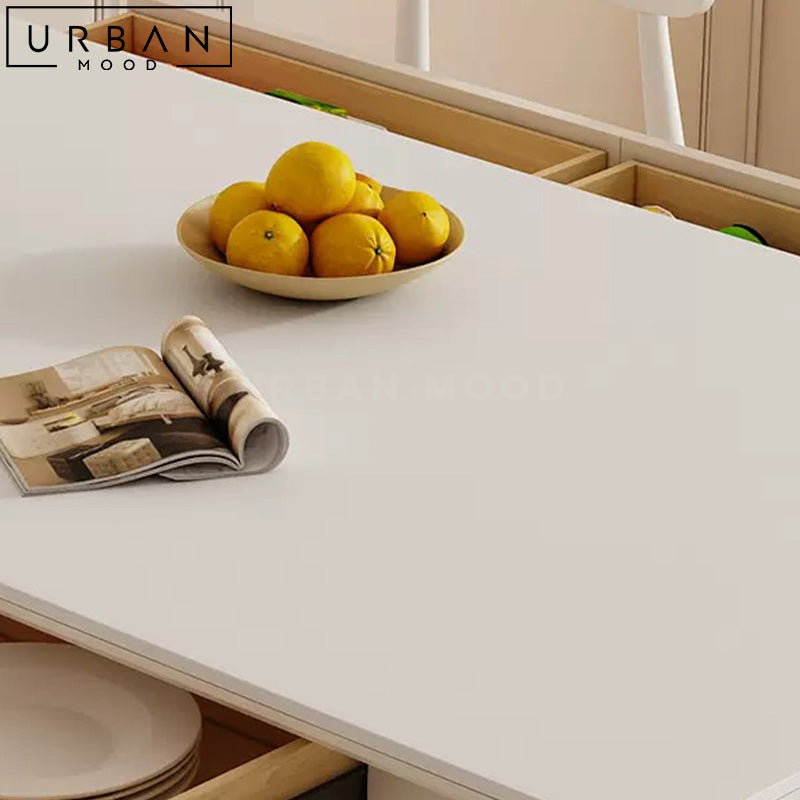 ANELE Modern Sintered Stone Dining Table